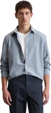 Marc OPolo Langarmhemd "mit garngefärbtem Streifenmuster"