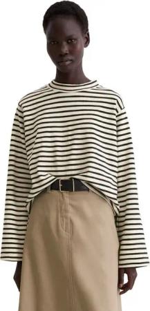 Marc O'Polo Langarmshirt aus garngefärbtem Heavy-Slub-Jersey