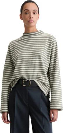 Marc O'Polo Langarmshirt aus garngefärbtem Heavy-Slub-Jersey