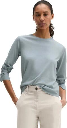 Marc O'Polo Langarmshirt aus TENCEL™ Lyocell-Baumwolle-Mix