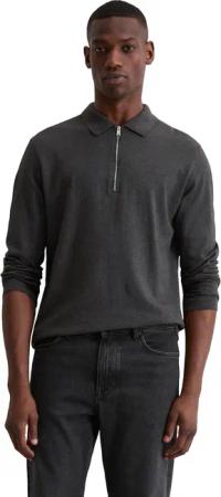 Marc OPolo Langarmshirt "mit Flachstrickkragen"