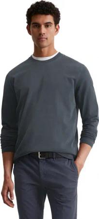 Marc OPolo Langarmshirt "T-shirt, long sleeve, crew neck, embroidery"