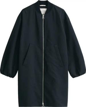 Marc OPolo Langmantel im Aviator-Stil regular aus recyceltem Polyester-Twill