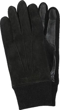 MARC O'POLO Lederhandschuhe schwarz | L