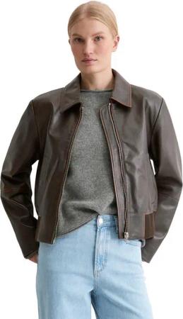 Marc O'Polo Lederjacke regular fit aus softem Lammleder in Vintage-Optik im Blousonstil