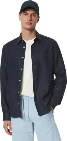 Marc O'Polo Leinenhemd im klassisch cleanen Look
