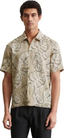 Marc OPolo Leinenhemd mit floralem Allover Print