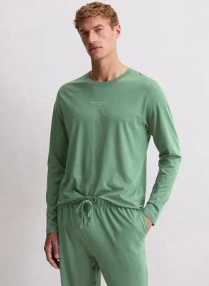 Marc O'Polo Longsleeve Mix & Match Cotton mit langen Ärmeln, Rundhalsausschnitt, Jersey-Qualität