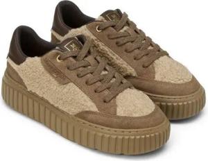 Marc O'Polo Marc O'Polo Shoes - Plateau-Sneaker - Braun Schnürschuh