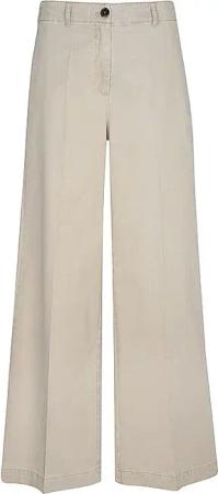 MARC O'POLO Marlenehose MARGO WIDE beige | 34