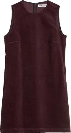 MARC O'POLO Minikleid  dunkelrot | 38