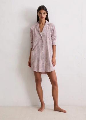 Marc OPolo Nachthemd Brusttasche Single-Jersey Qualität, leicht, Brusttasche