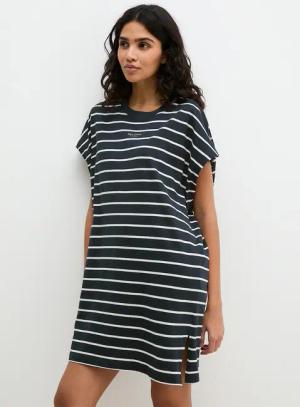 Marc OPolo Nachthemd "Mix N Match Nightdress" Ohne Taschen gestreift, mit Rundhalsausschnitt