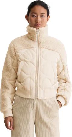 Marc OPolo Outdoorjacke "mit lässigen Teddyplüsch-Details" ohne Kapuze