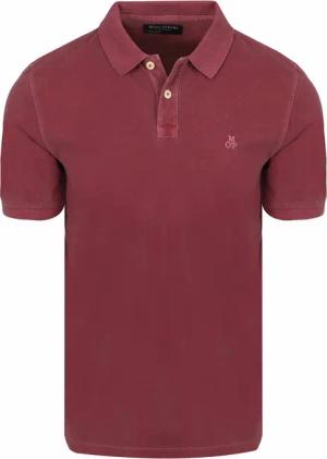 Marc O'Polo Poloshirt Piqué Acai Rot - Größe L