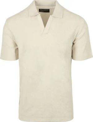 Marc O'Polo Poloshirt Riva Terry Cloth Ecru - Größe L