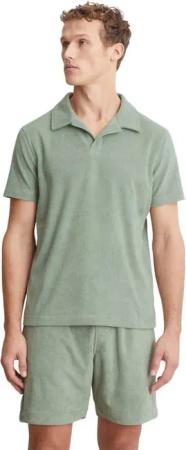 Marc O'Polo Poloshirt Terry Towel Frottee-Qualität, weich, Kurzarm, bequem, feuchtigkeitsregulierend