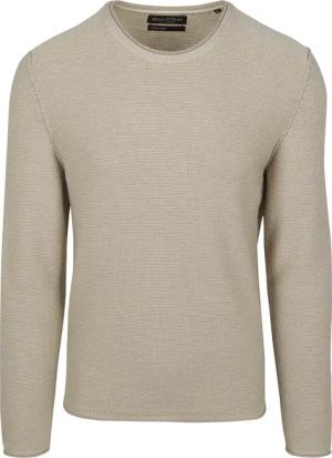 Marc O'Polo Pullover Crewneck Cotton/Linen Gray Silk - Größe XXL