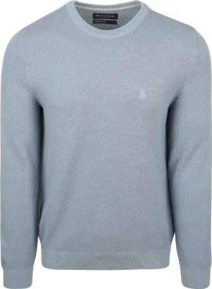 Marc O'Polo Pullover Heavy Piqué Hellblau - Größe L