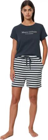 Marc OPolo Pyjama "Mix & Match Cotton-Woven" Set, 2 tlg. mit großem Marken-Logo auf der Brust