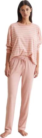 Marc OPolo Pyjama "Mix & Match Cotton-Woven" Set, 2 tlg. mit Oberteil in Ringel-Optik