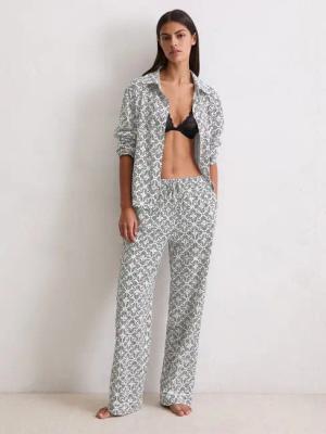 Marc O'Polo Pyjamahose Mix N Match Cotton Jersey schlaf-hose pyjama schlafmode