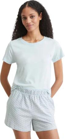 Marc O'Polo Pyjamaoberteil Mix & Match Cotton Kurzarm, Rundhalsausschnitt, Slim Fit, Single Jersey, Baumwolle