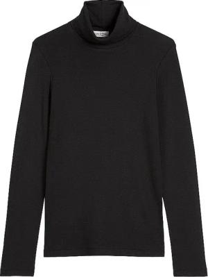 MARC O'POLO Rollkragenpullover  schwarz | M