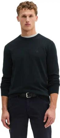 Marc O'Polo Rundhalspullover aus Bio-Baumwoll-Piqué