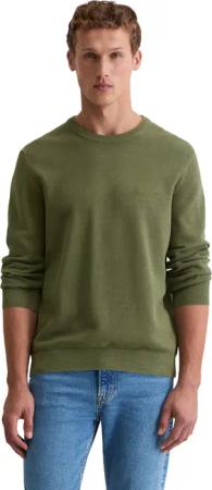 Marc OPolo Rundhalspullover "aus Bio-Baumwoll-Piqué"