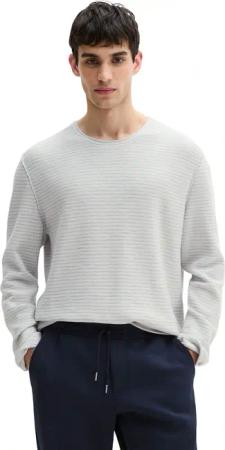 Marc OPolo Rundhalspullover "aus Bio-Baumwolle und Leinen"