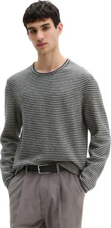 Marc OPolo Rundhalspullover "aus Bio-Baumwolle und Leinen"