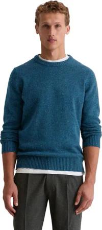 Marc OPolo Rundhalspullover "aus gesprenkeltem Tweedgarn"