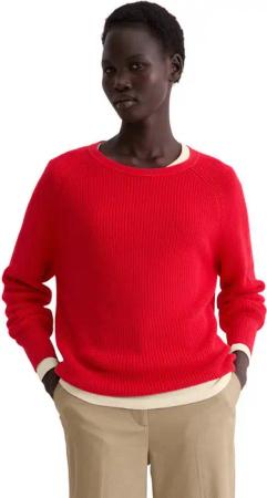 Marc O'Polo Rundhalspullover aus Heavy-Weight-Organic-Cotton