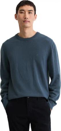 Marc OPolo Rundhalspullover "aus softem Bio-Bauwoll-Schurwoll-Mix"