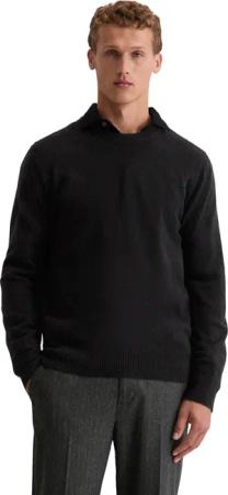 Marc OPolo Rundhalspullover "aus strukturiertem Wolle-Mix"