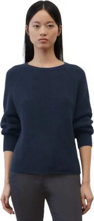 Marc O'Polo Rundhalspullover im festem Baumwoll-Strick