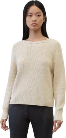 Marc O'Polo Rundhalspullover im festem Baumwoll-Strick