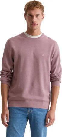 Marc O'Polo Rundhalspullover in Piqué-Struktur