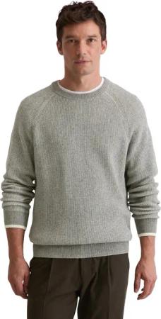 Marc OPolo Rundhalspullover regular fit, aus weichem Baumwoll-Schurwoll-Mix