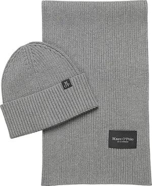 MARC O'POLO Set 2-teilig Mütze und Schal grau