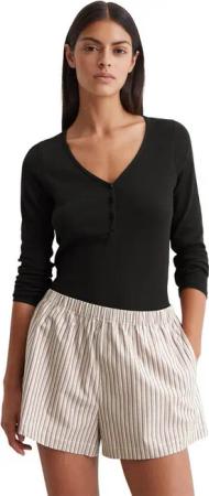 Marc O'Polo Shorty Mix & Match Cotton-Woven (2 tlg) mit stilvollem Streifendesign