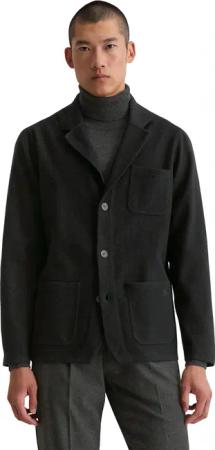 Marc OPolo Strickjacke "aus gewalktem Schurwolle-Mix"