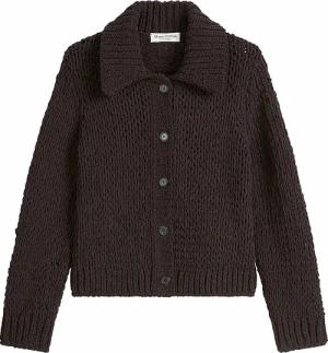 MARC O'POLO Strickjacke braun | S