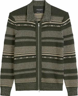 MARC O'POLO Strickjacke braun | XXL