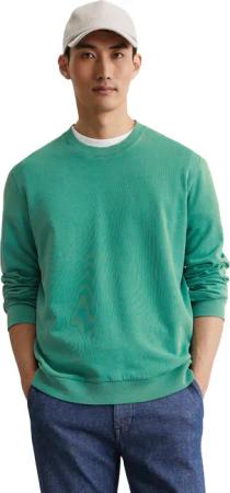 Marc OPolo Sweatshirt, Basic, mit Rippbündchen, regular, leichter Sommer-Sweat