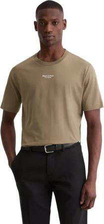 Marc O'Polo T-Shirt ein kleines, dezentes Logo in Kontrastfarbe ziert die Brust