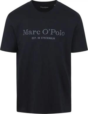 Marc O'Polo T-Shirt Logo Dunkelblau - Größe 3XL