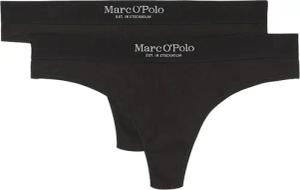 Marc OPolo Tanga "Iconic Rib" 2er Pack, elastisch, Feinripp, Cotton-Mix, weich