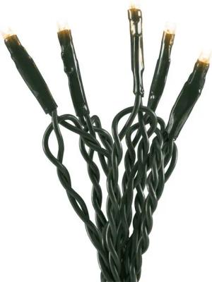 MARELIDA LED-Lichterkette Weihnachten 300 bernstein LED 8 Funktionen 16m für Außen, 300-flammig